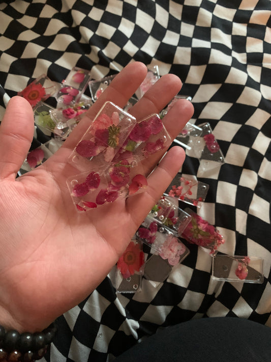 Floral Resin Domino set