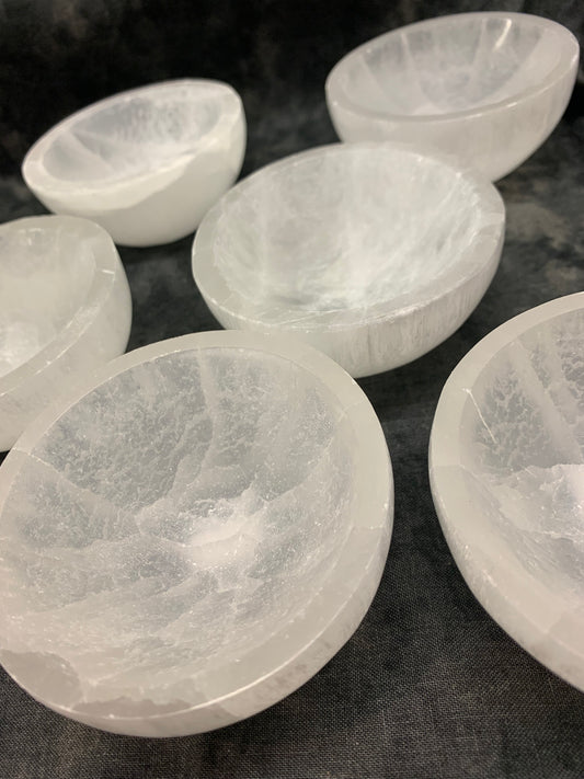 Selenite charging bowl - 3”