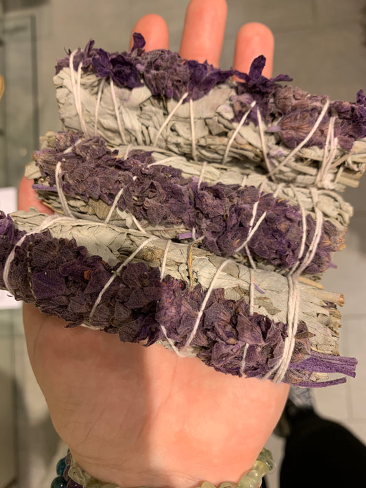 Lavender + White Sage Smudge