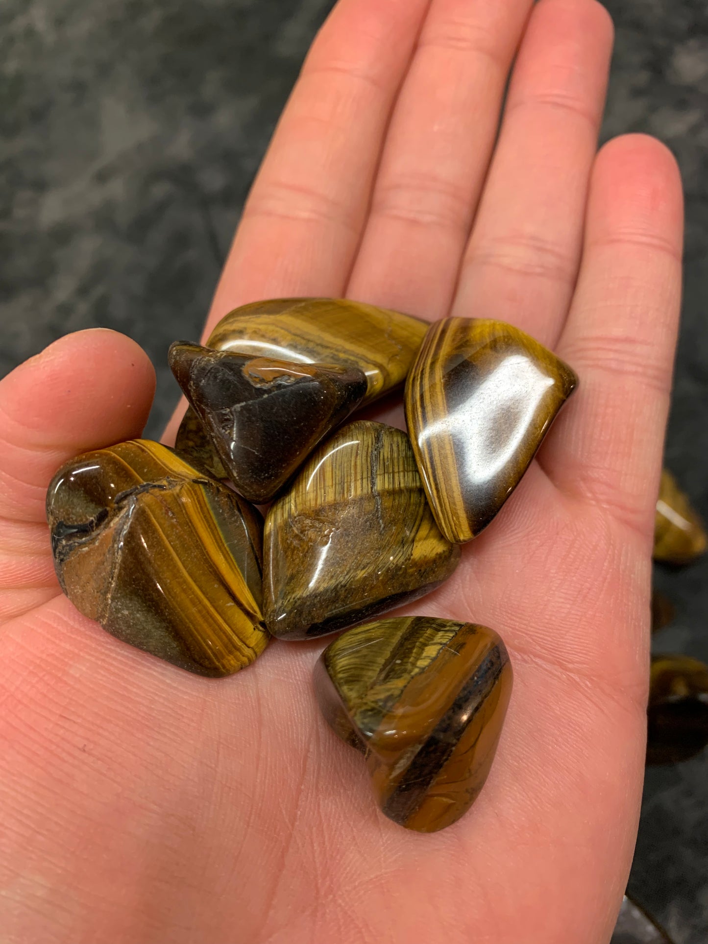 Tiger’s Eye Gold Tumbled