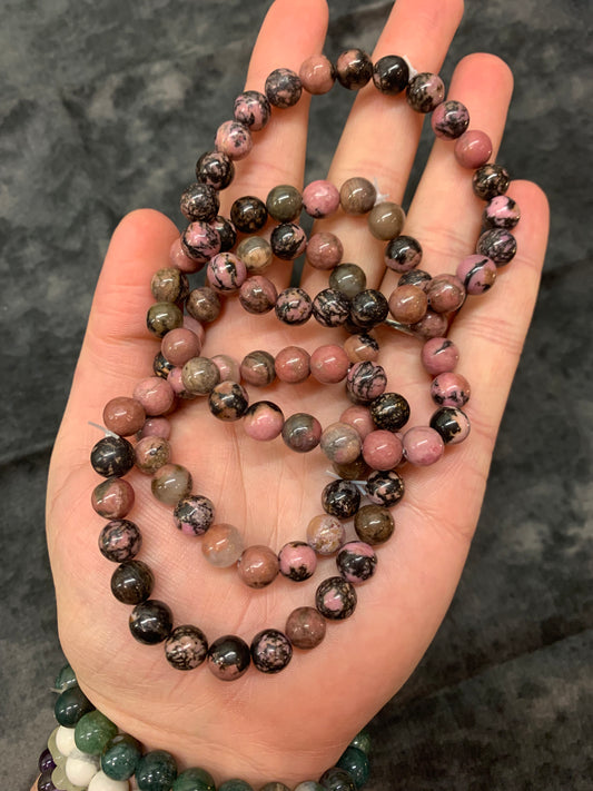 Rhodochrosite 8mm bracelet