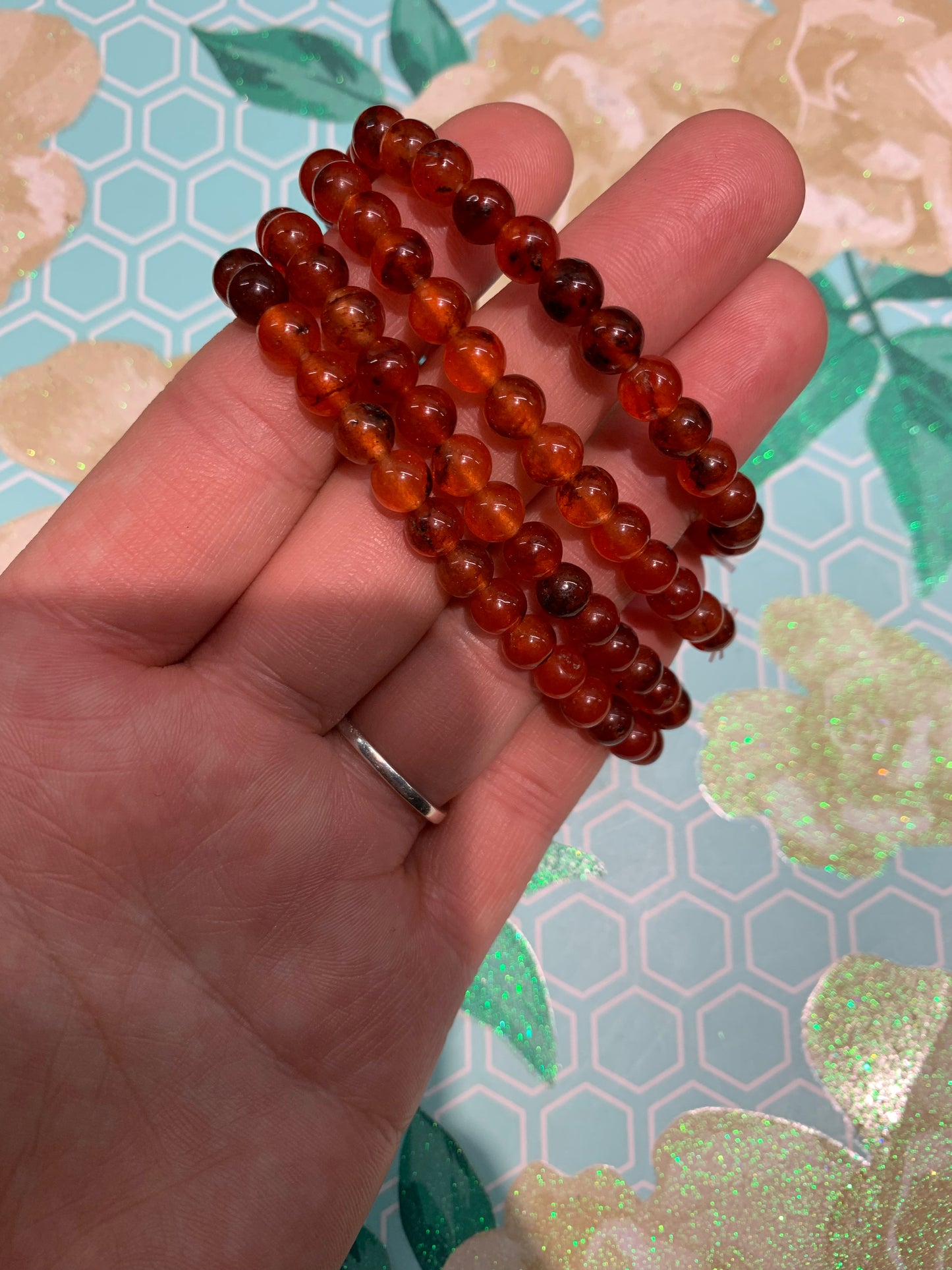 Carnelian Bracelet 6mm
