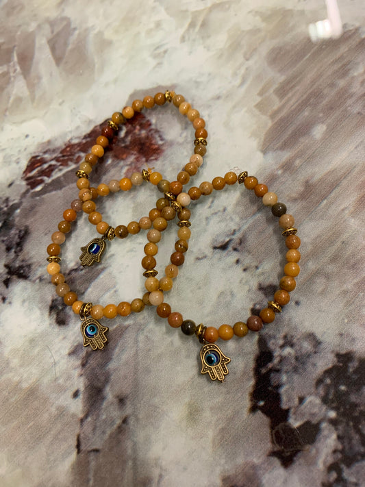 Multi Jasper Crystal Bead