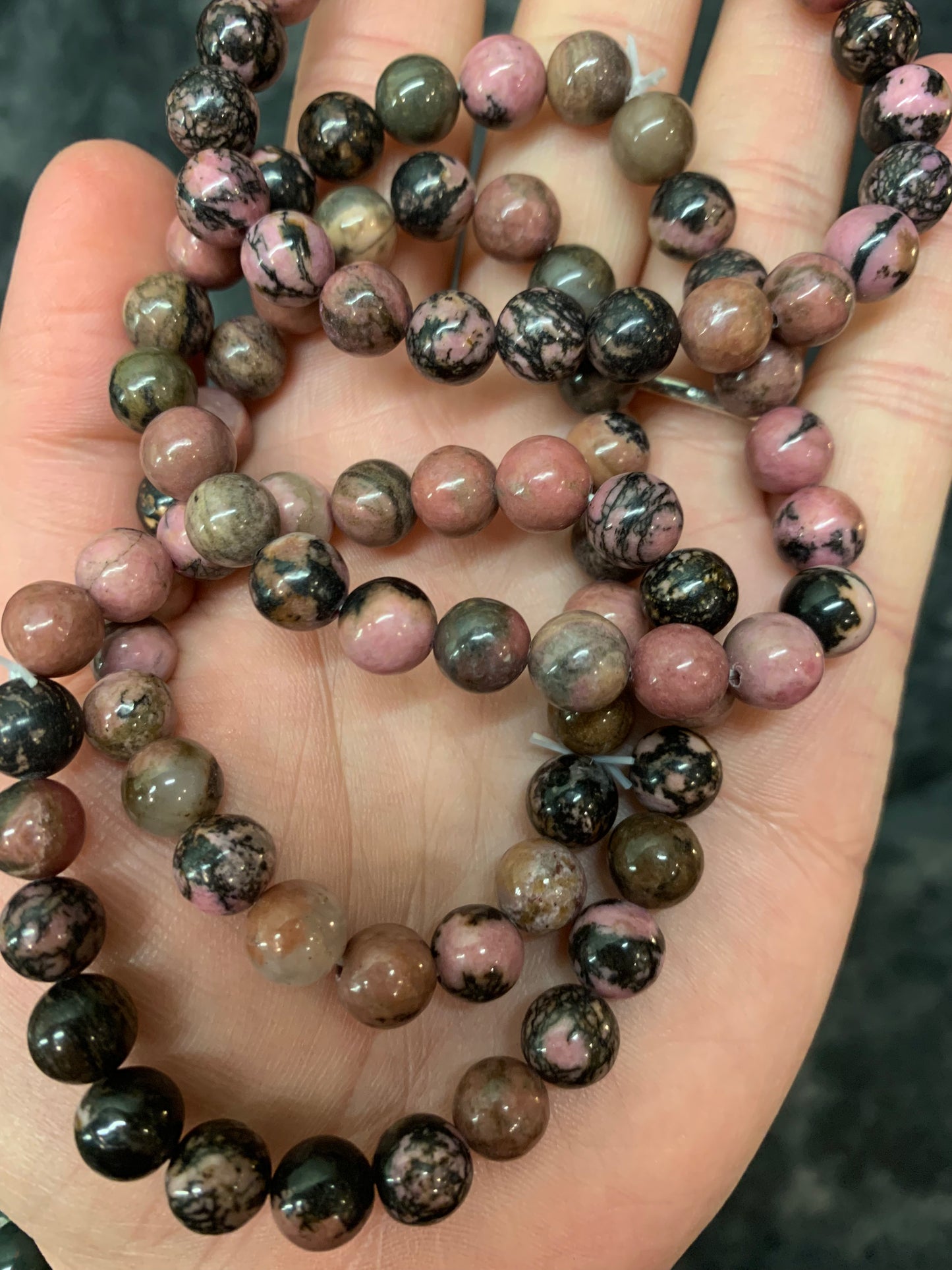 Rhodochrosite 8mm bracelet