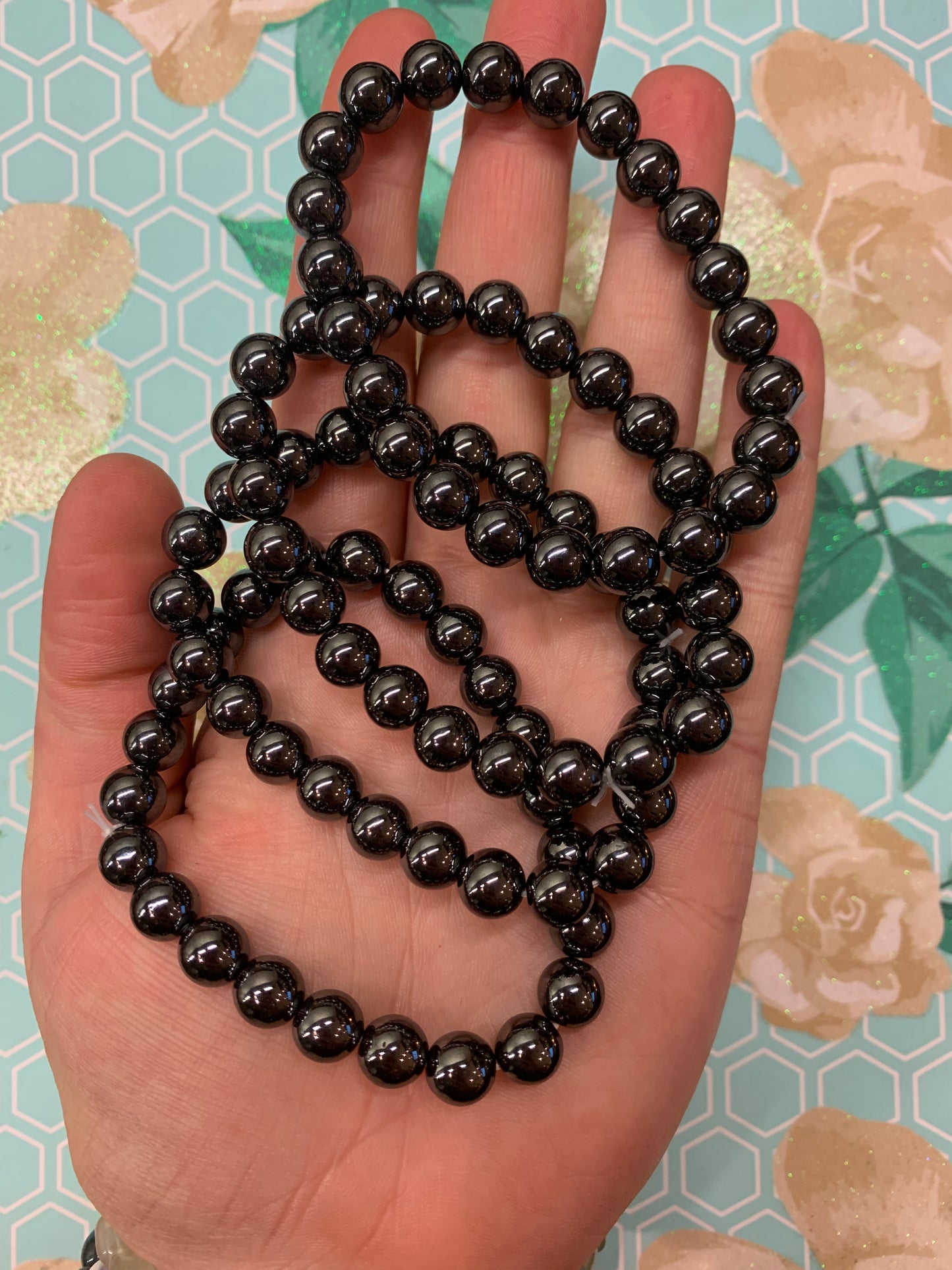 Hematite 8mm bracelet