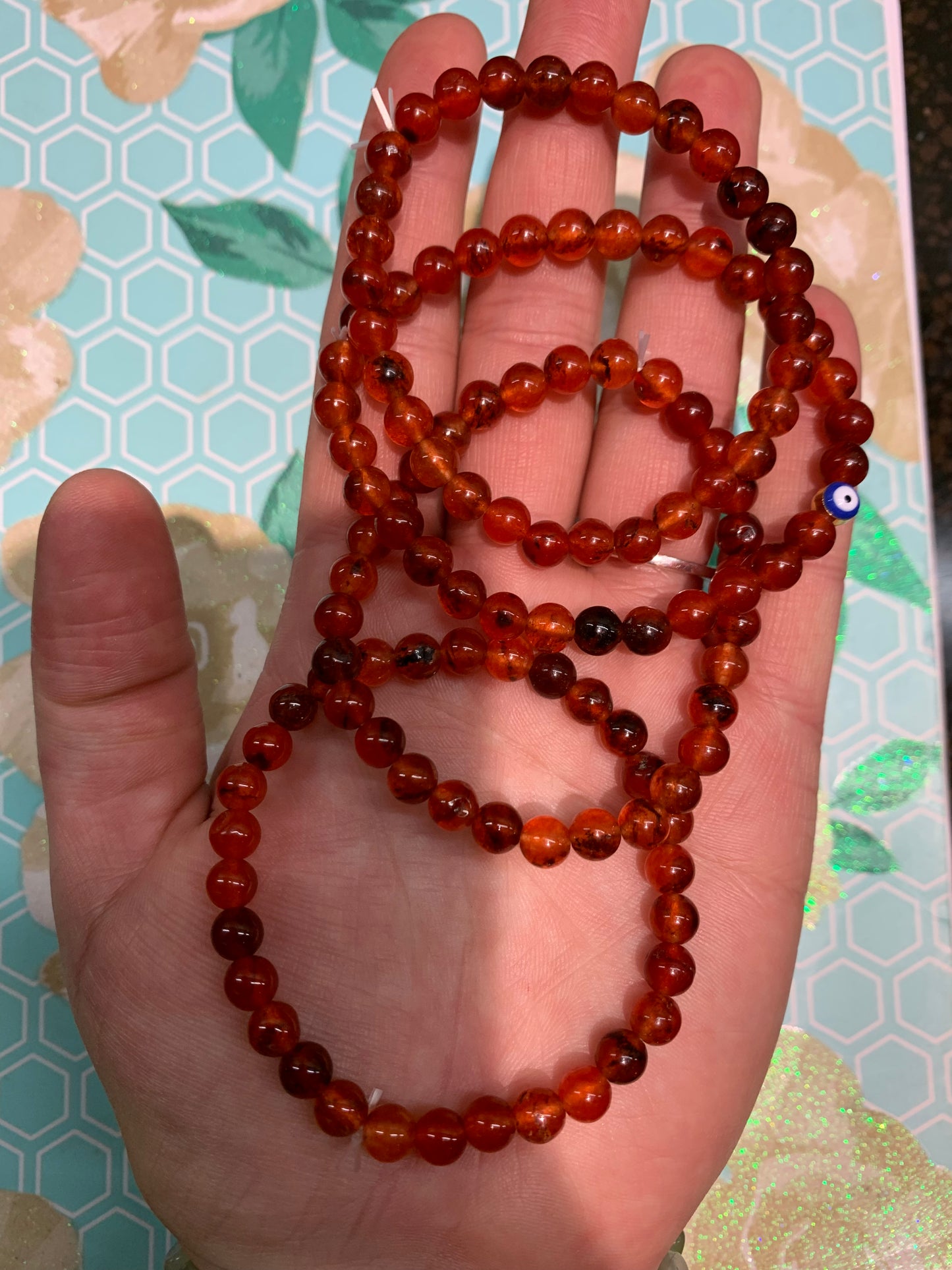 Carnelian Bracelet 6mm
