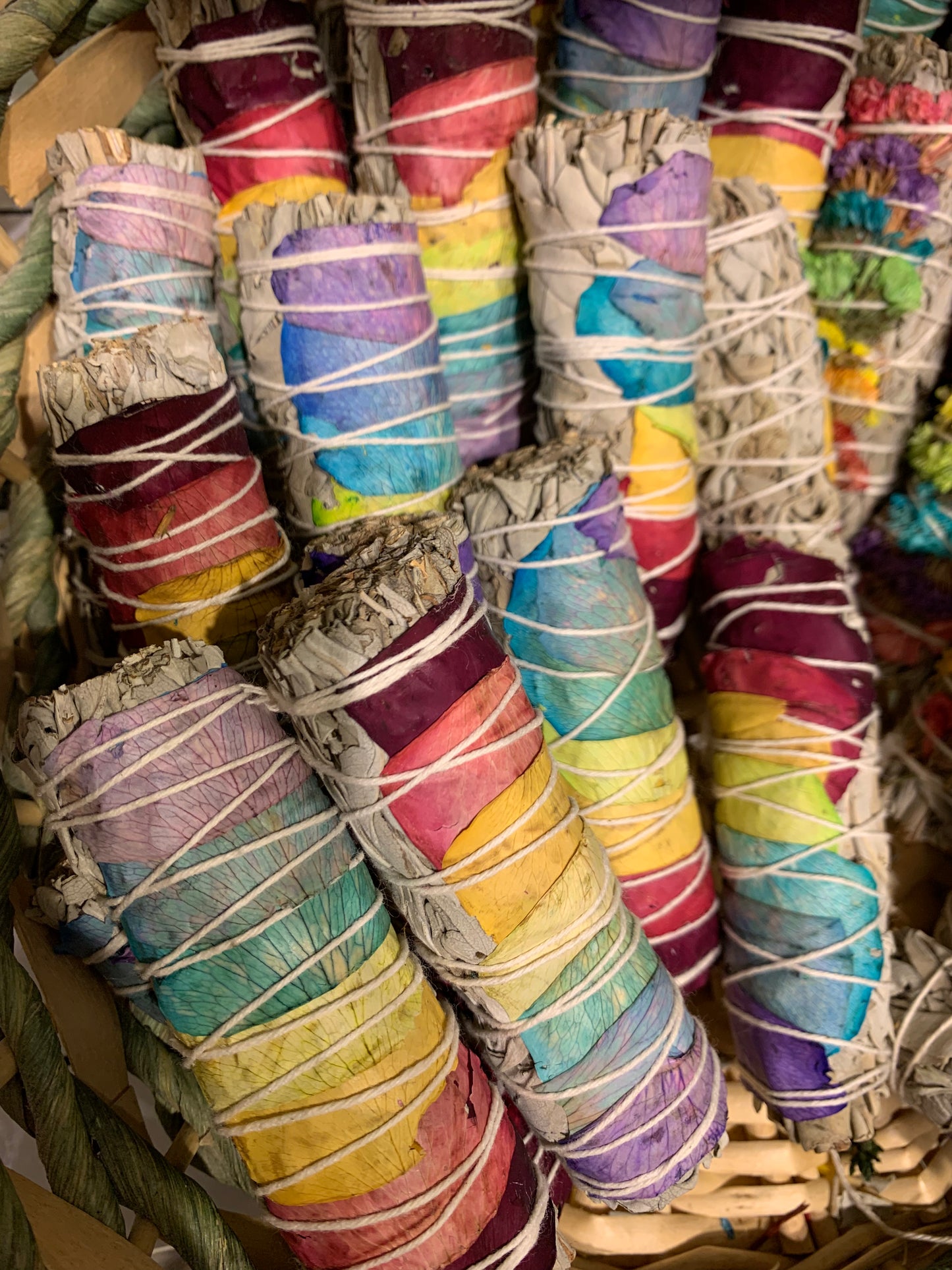 7 Chakra Rose + White Sage Smudge